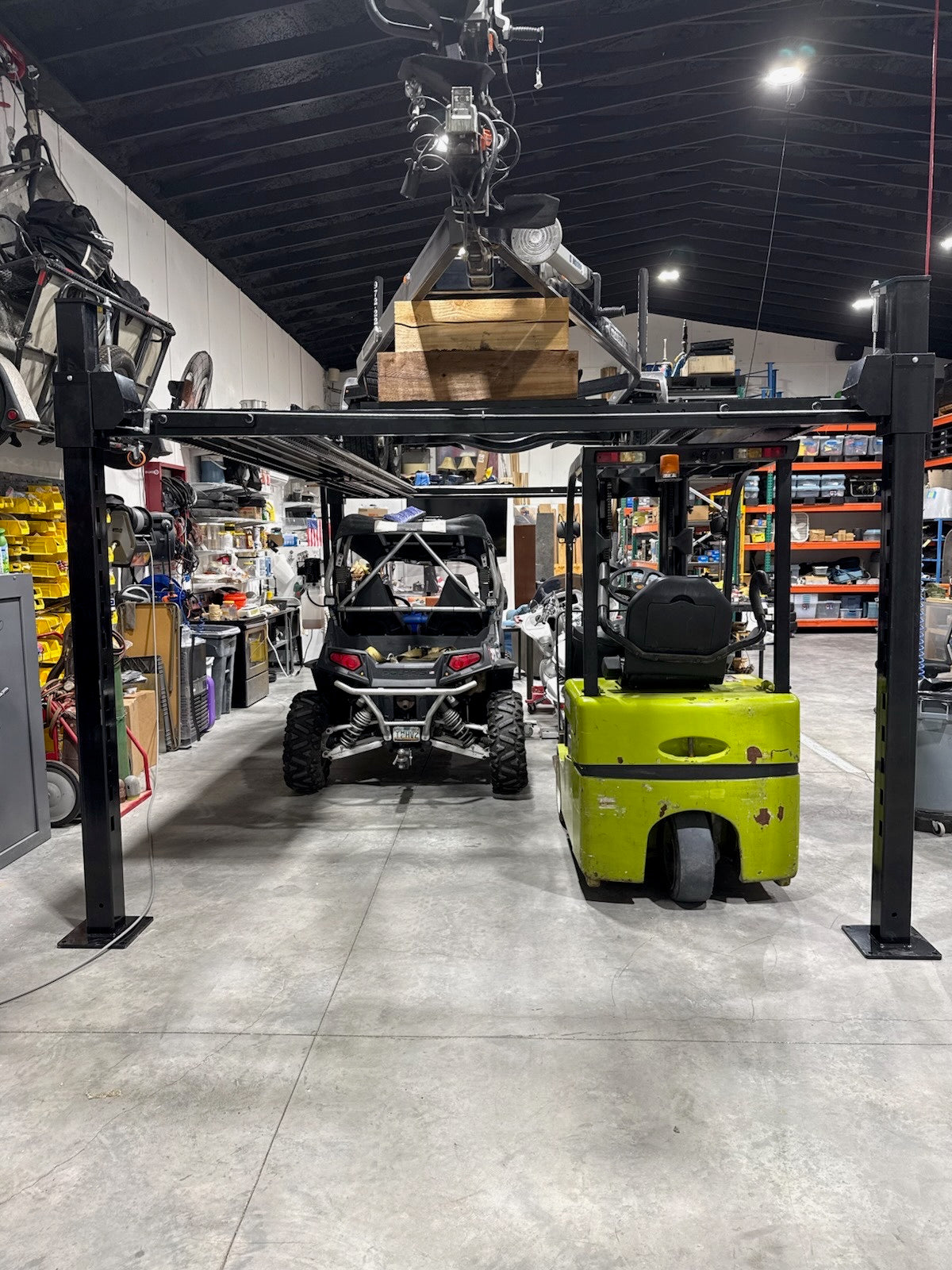 HALO LIFTS PRO Trailer Lift  4 Post Car Lift - 7,500 LBS Capacity