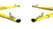 HALO LIFTS Clear Floor 2 Post Car Lift -  10,000 LBS Capacity