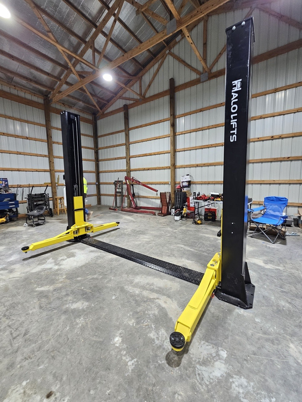 HALO LIFTS Base Plate 2 Post Car Lift - 12,000 LB Capacity